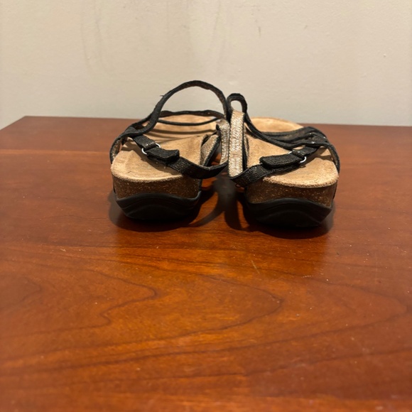 Dansko Women's Jovie Coffee Swirl Leather Slingback Strappy Sandals Size 38/7.5 - Picture 4 of 7
